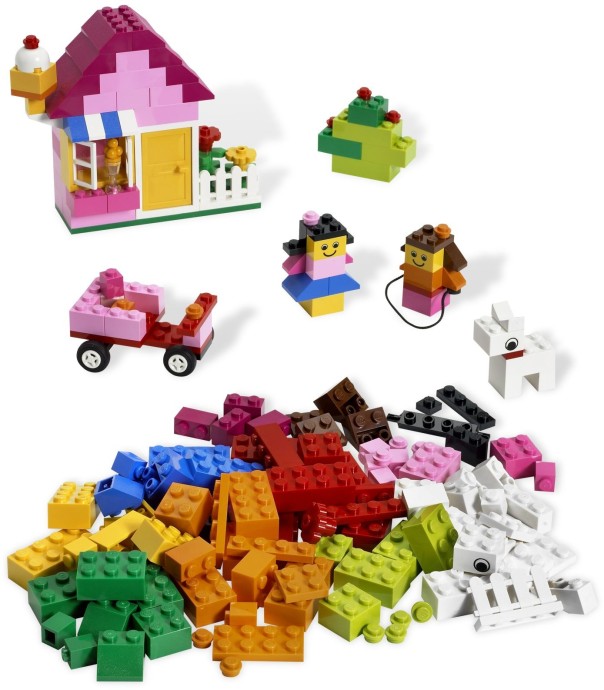 pink bricks lego