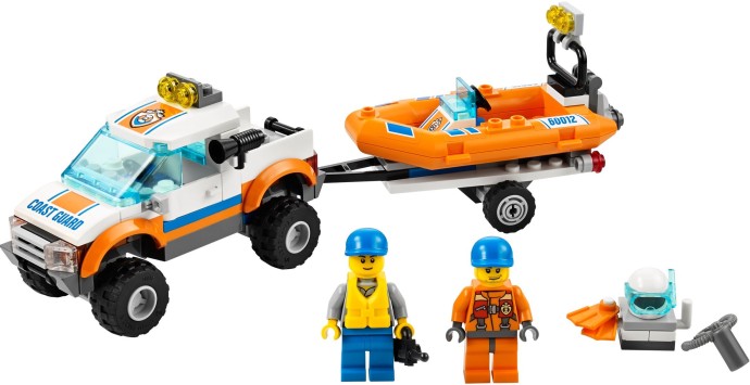 LEGO 60012 Coast Guard 4x4 & Diving Boat