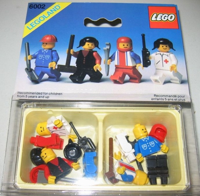 LEGO 6002 Town Figures