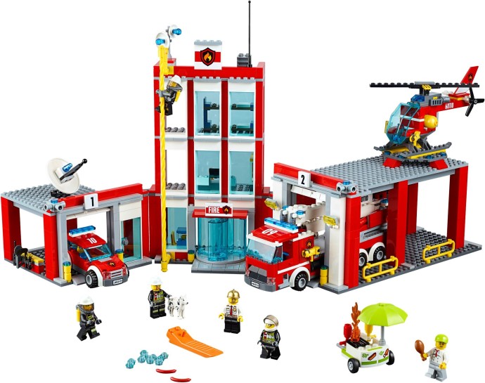 60110-1: Fire Station Brickset: LEGO set guide and database