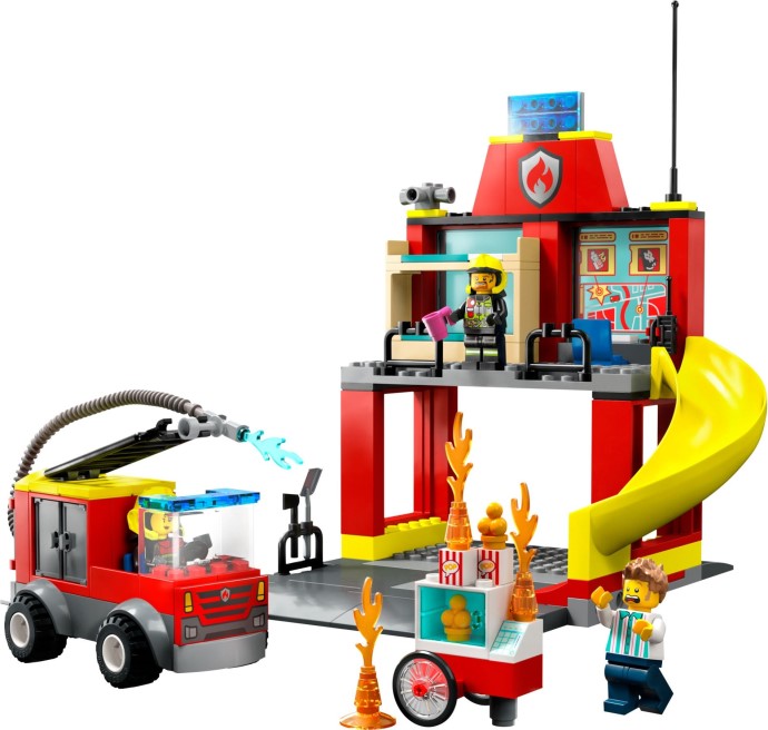 LEGO 60375 Fire Station and Fire Engine