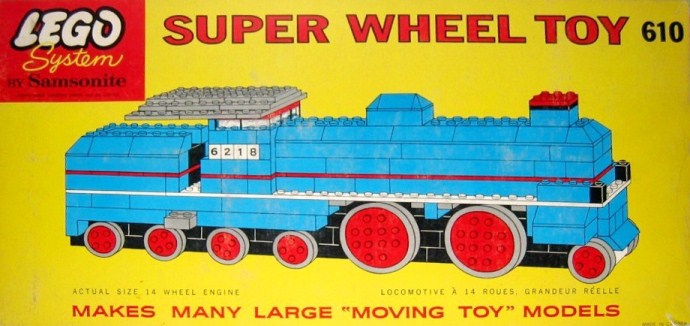 LEGO 610-3 Super Wheel Toy Set (long box version)