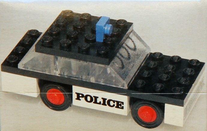 a lego police car