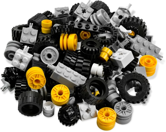 Weiß Lego 4x Reifen 6118 