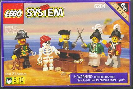 retro lego pirate ship