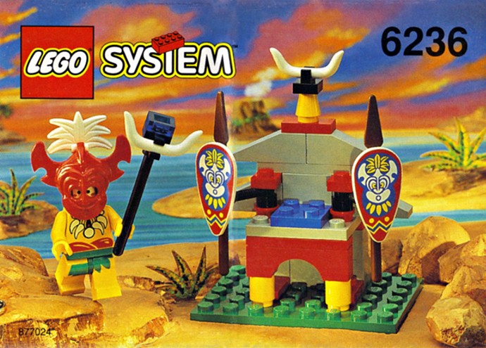 LEGO ®-Minifigur Islander Piraten Eingeborener aus Set 6246 6264 pi079 