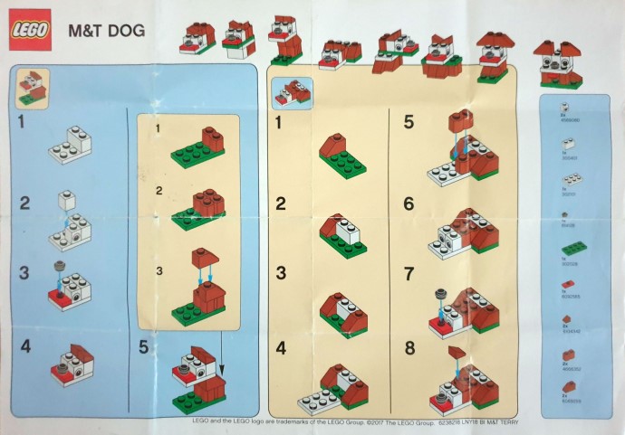 LEGO 6238718 M&T Dog