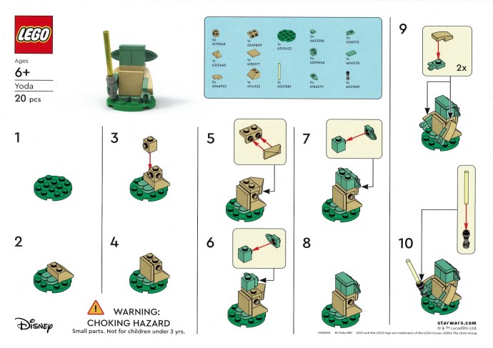 LEGO 6250658 Yoda