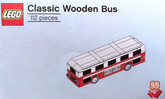 LEGO 6258622 Classic Wooden Bus