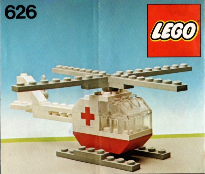 LEGO 626-2 Red Cross Helicopter