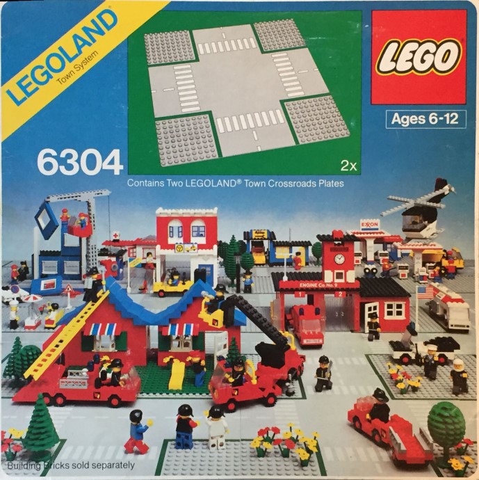 LEGO 6304 Road Plates, Cross