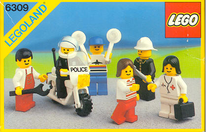 Lego Legoland minifigs 6309-1