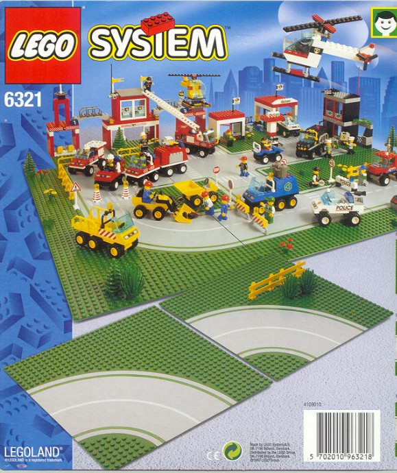 LEGO 6321 Road Plates, Curved