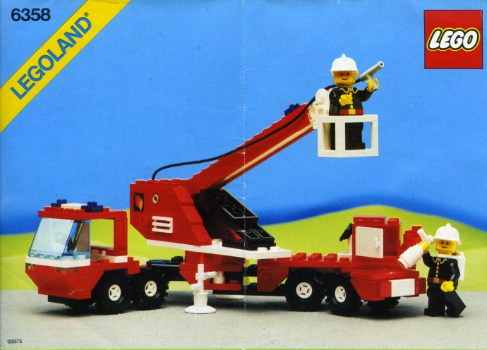 lego fire station 1990