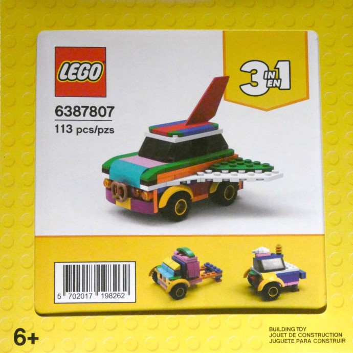 LEGO 6387807: Rebuildable Flying Car | Brickset: LEGO set guide 