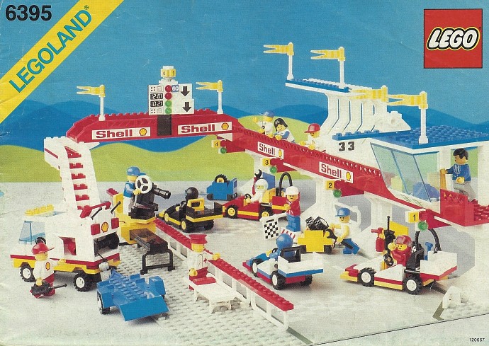 lego shell gas station 1980s