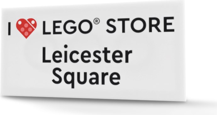 LEGO 6424685 I Heart LEGO Store Leicester Square Tile