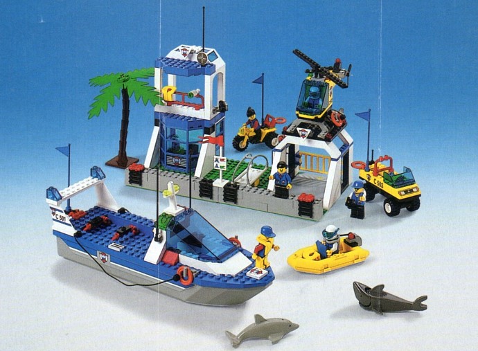LEGO Minifig res008 @@ Coast Guard City Center White Collar Sunglasses 6435 6437 