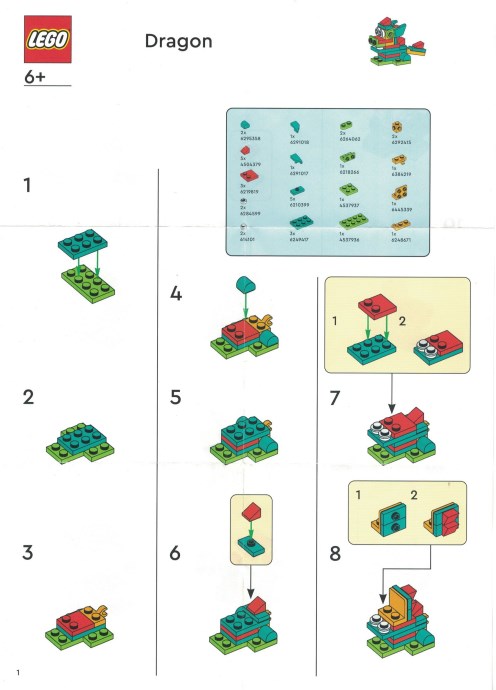 LEGO 6485235 Dragon