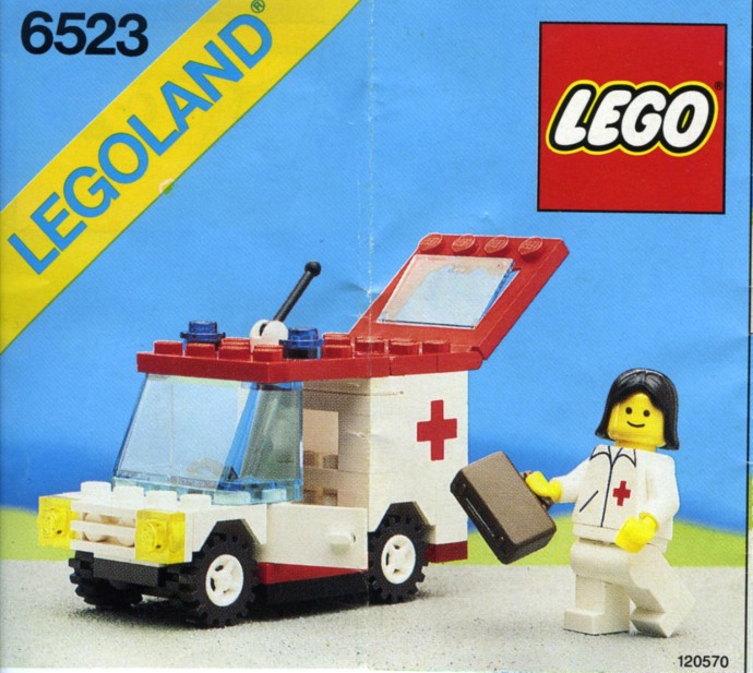 lego vintage ambulance