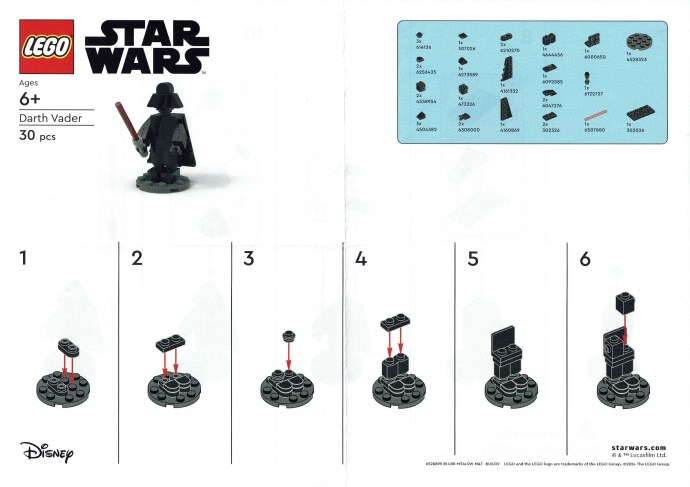 LEGO 6528899 Darth Vader
