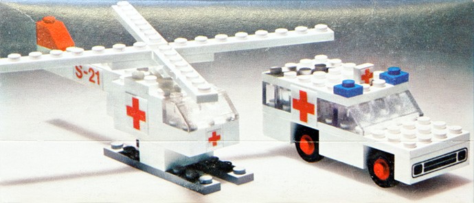 lego vintage ambulance