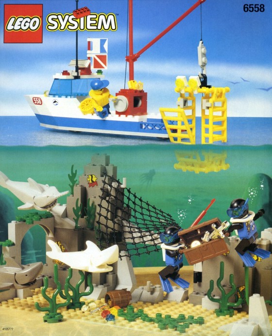 LEGO 6558 Shark Cage Cove