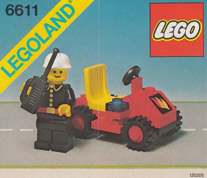 LEGO 6611 Fire Chief's Car