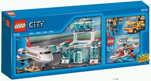 LEGO 66156 City Airport Exclusive Pack