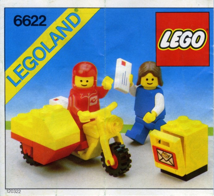 LEGO 6622 Mailman on Motorcycle