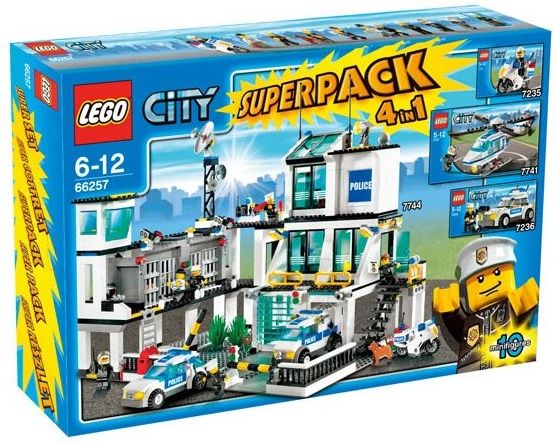 LEGO 66257 City Police Super Pack 4-in-1