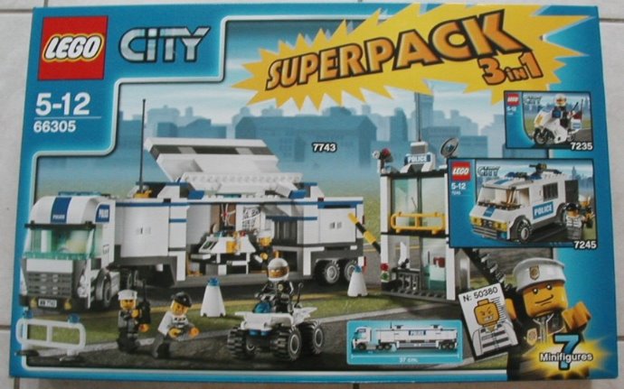 LEGO 66305 City Police Super Pack 3 in 1