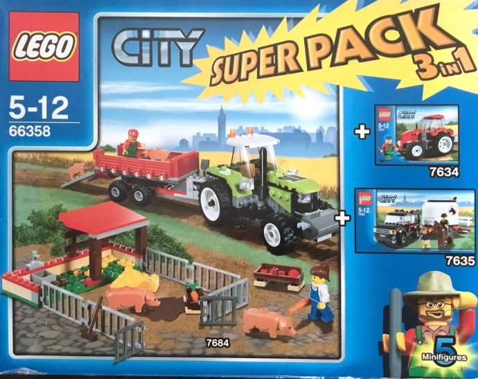 LEGO 66358 City Super Pack 3 in 1