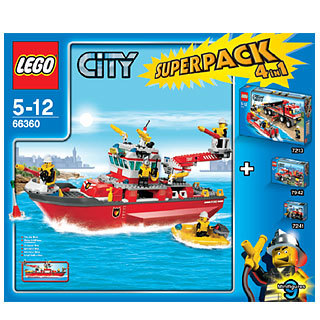 LEGO 66360 City Super Pack 4 in 1
