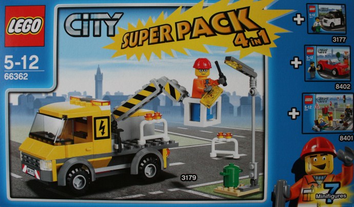 LEGO 66362: City Super Pack 4 1 | Brickset: LEGO guide and database