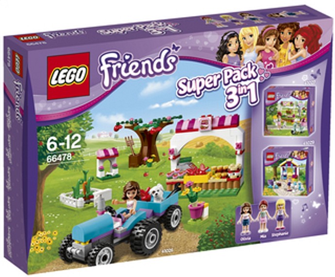 LEGO 66478 Friends Super Pack 3 in 1