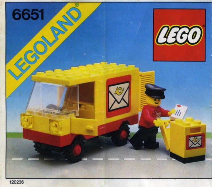 LEGO 6651 Mail Truck