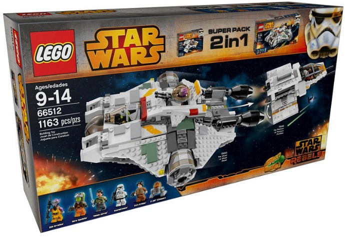 LEGO 66512 Star Wars Rebels Super Pack 2 in 1