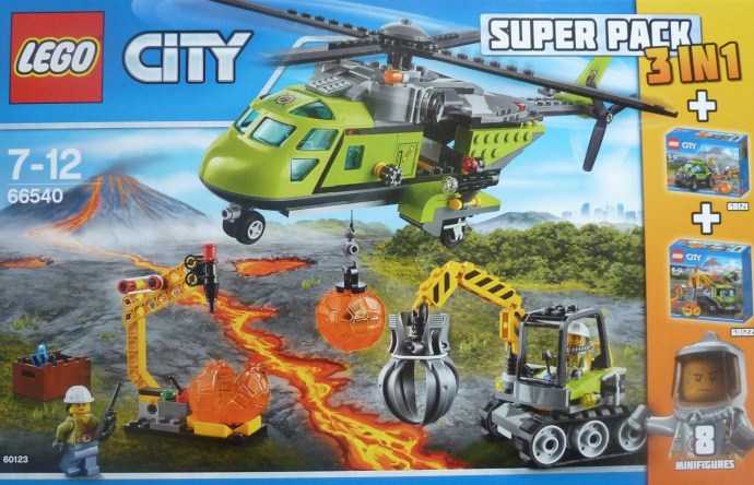 LEGO 66540: City Volcano Value Pack | set guide and database