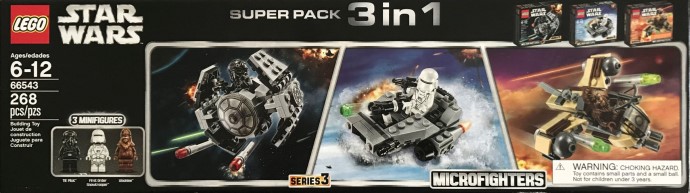LEGO 66543 Microfighters Super Pack 3 in 1