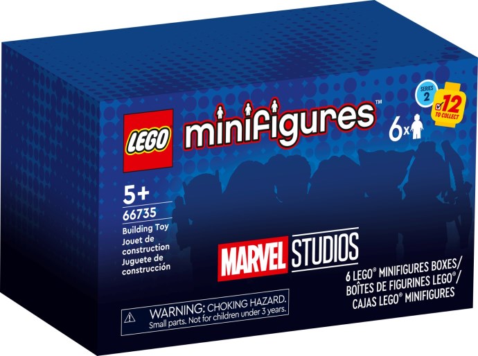 LEGO 66735 LEGO Minifigures - Marvel Studios Series 2 {Box of 6 random packs}