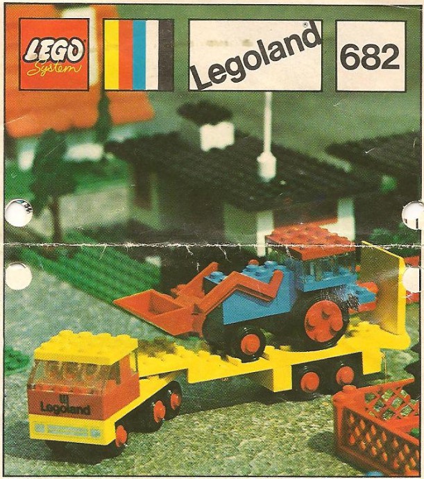 LEGO 682 Low-Loader and Tractor