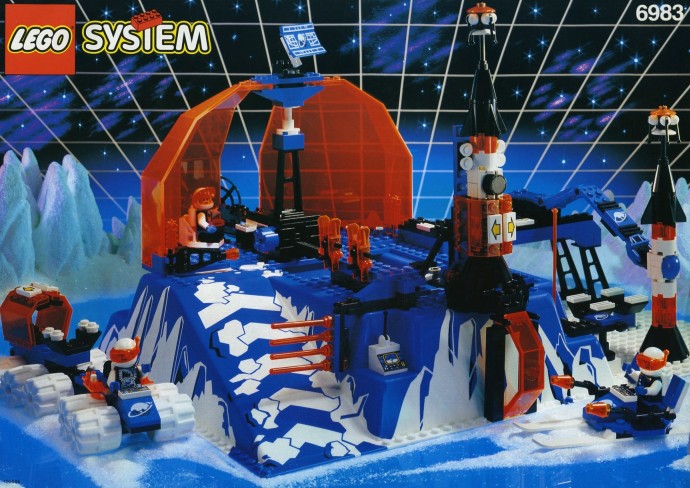 Lego 3D Platte Bauplatte 2552px1 Ice Station Odyssey Ice Planet 6983 