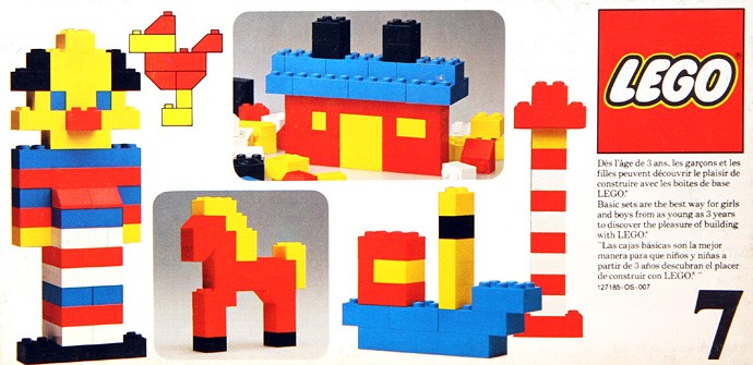 ziekte Inwoner exegese LEGO 7: Basic Building Set, 3+ | Brickset: LEGO set guide and database