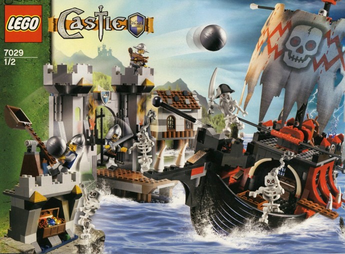LEGO 7029 Skeleton Ship Attack