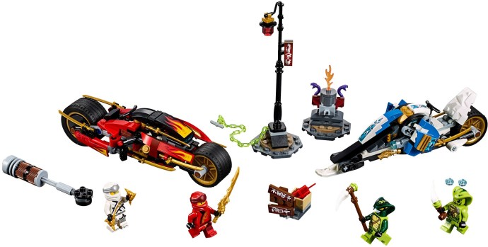 LEGO 70667 Kai's Blade Cycle & Zane's Snowmobile