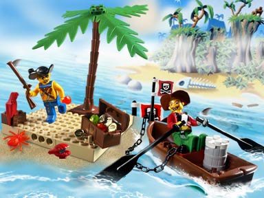 Pirates Junior Lego LEGO 7080 Scurvy Dog and Crocodile 