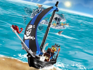 LEGO 7072 Captain Kragg's Pirate Boat