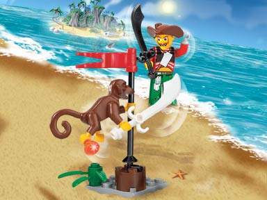 LEGO 7081 Harry Hardtack and Monkey