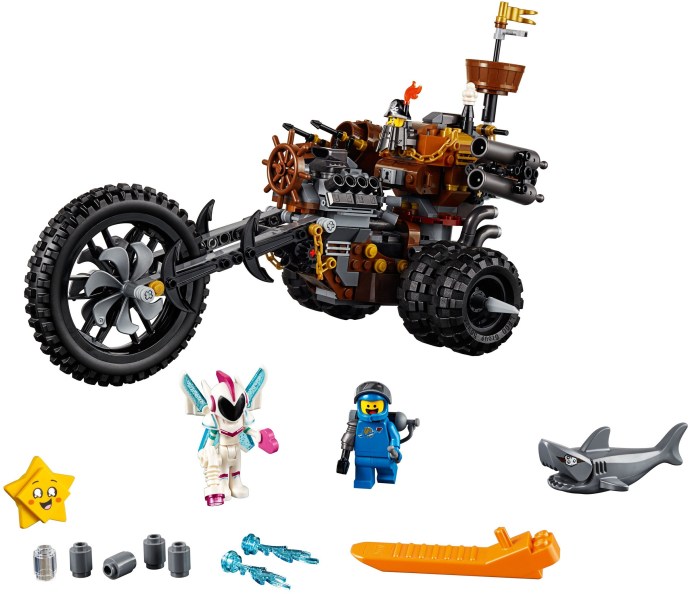 LEGO 70834 MetalBeard's Heavy Metal Motor Trike!